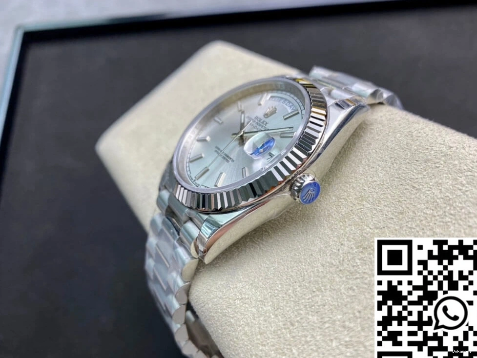 Stainless EW 40MM Date Rolex Factory Day Steel 0406